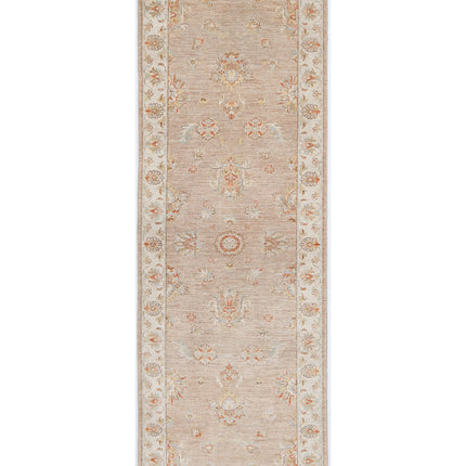 Ziegler 2' 6" X 7' 10" Hand Knotted Wool Rug 2' 6" X 7' 10" (76 X 239) / Brown / Wool