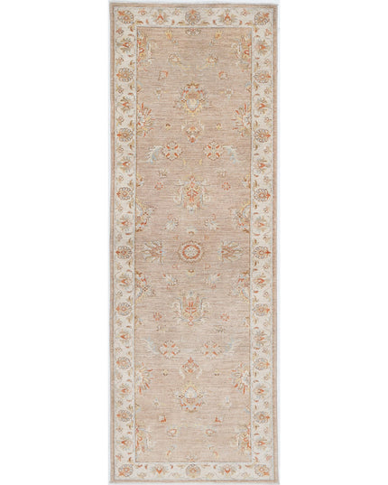 Ziegler 2' 6" X 7' 10" Hand Knotted Wool Rug 2' 6" X 7' 10" (76 X 239) / Brown / Wool