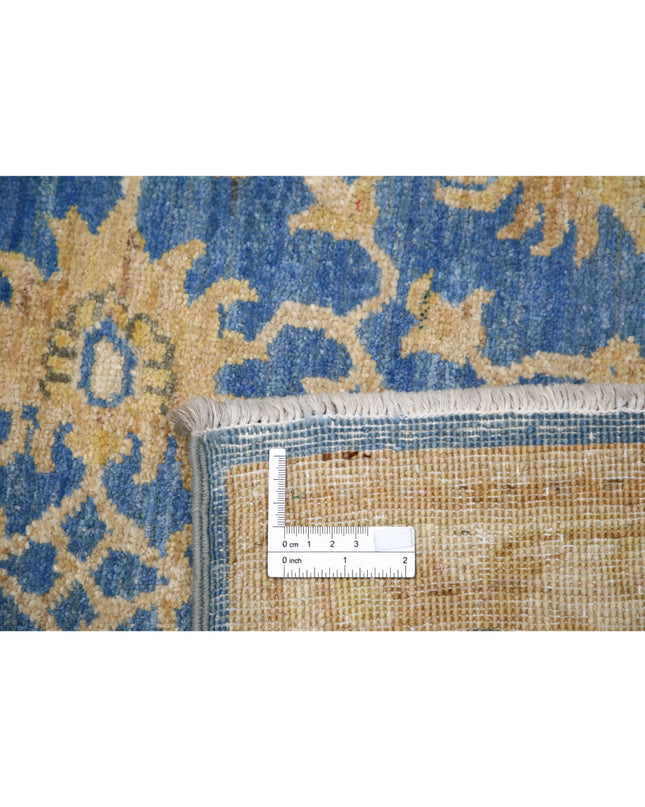 Ziegler 2' 8" X 8' 0" Hand Knotted Wool Rug 2' 8" X 8' 0" (81 X 244) / Blue / Wool