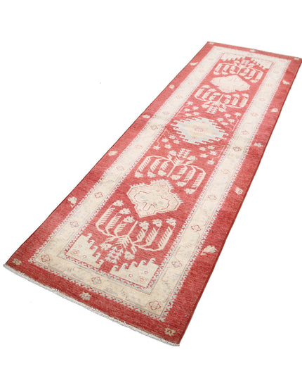 Ziegler 2' 7" X 8' 2" Hand Knotted Wool Rug 2' 7" X 8' 2" (79 X 249) / Red / Wool