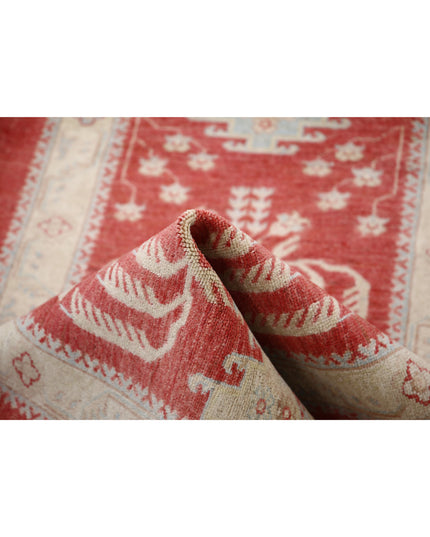 Ziegler 2' 7" X 8' 2" Hand Knotted Wool Rug 2' 7" X 8' 2" (79 X 249) / Red / Wool