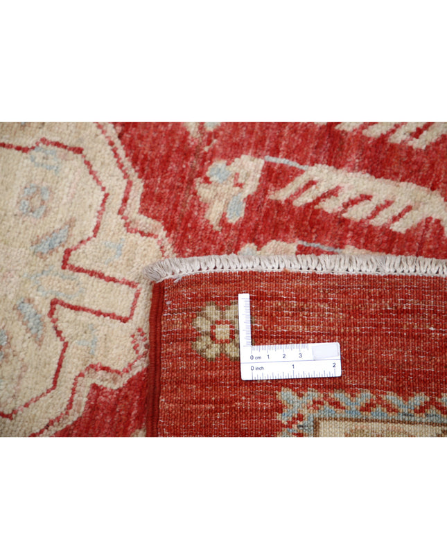 Ziegler 2' 7" X 8' 2" Hand Knotted Wool Rug 2' 7" X 8' 2" (79 X 249) / Red / Wool