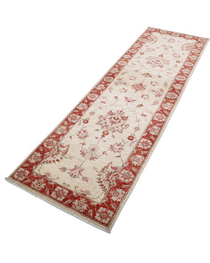 Ziegler 2' 6" X 8' 4" Hand Knotted Wool Rug 2' 6" X 8' 4" (76 X 254) / Ivory / Wool