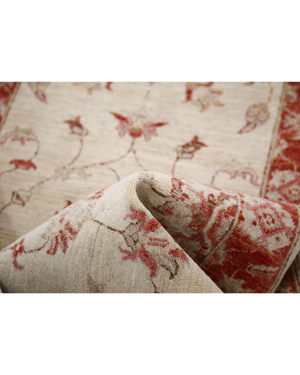 Ziegler 2' 6" X 8' 4" Hand Knotted Wool Rug 2' 6" X 8' 4" (76 X 254) / Ivory / Wool