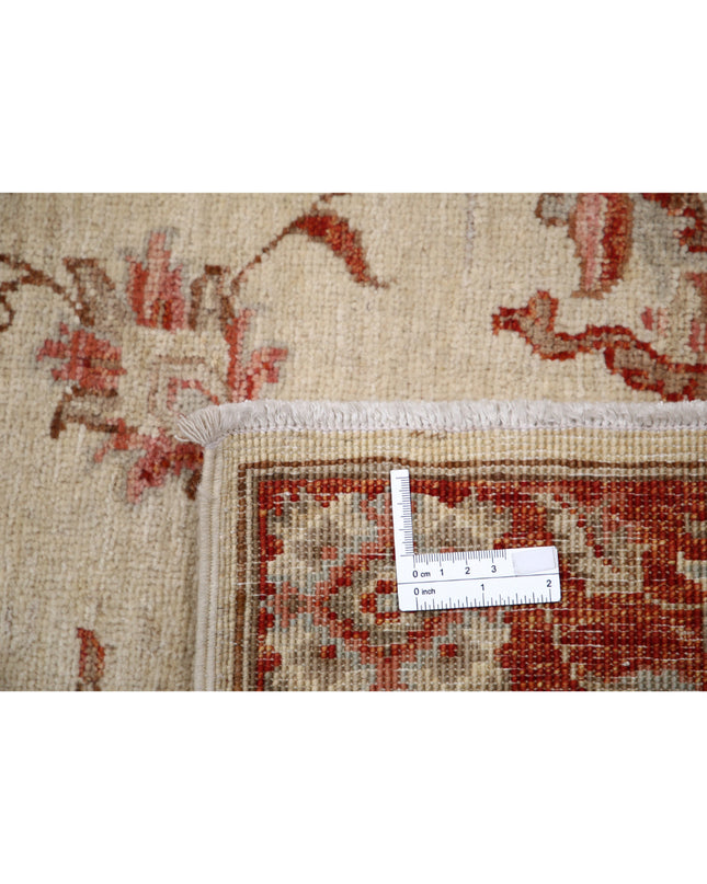 Ziegler 2' 6" X 8' 4" Hand Knotted Wool Rug 2' 6" X 8' 4" (76 X 254) / Ivory / Wool