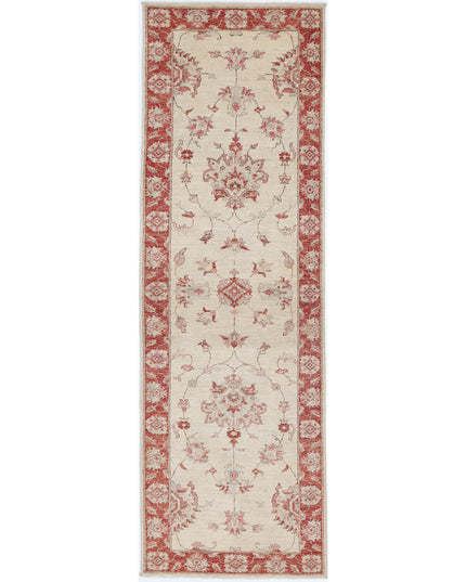Ziegler 2' 6" X 8' 4" Hand Knotted Wool Rug 2' 6" X 8' 4" (76 X 254) / Ivory / Wool