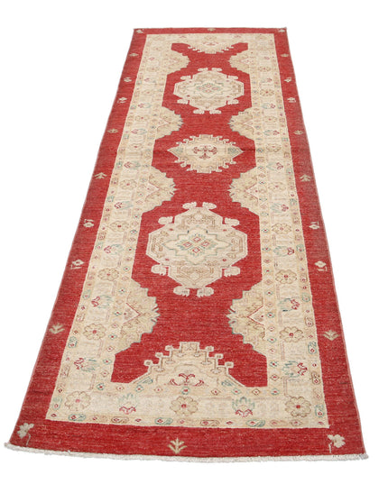 Ziegler 2' 9" X 7' 11" Hand Knotted Wool Rug 2' 9" X 7' 11" (84 X 241) / Red / Wool