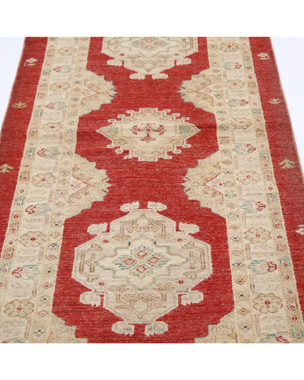 Ziegler 2' 9" X 7' 11" Hand Knotted Wool Rug 2' 9" X 7' 11" (84 X 241) / Red / Wool