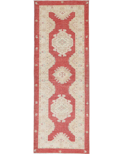 Ziegler 2' 9" X 7' 11" Hand Knotted Wool Rug 2' 9" X 7' 11" (84 X 241) / Red / Wool