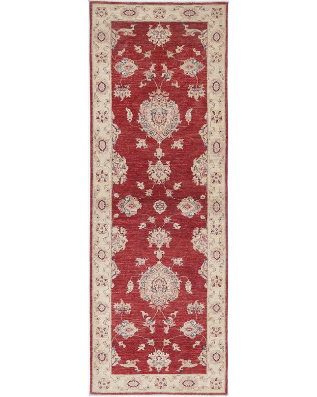 Ziegler 2' 9" X 8' 0" Hand Knotted Wool Rug 2' 9" X 8' 0" (84 X 244) / Red / Wool