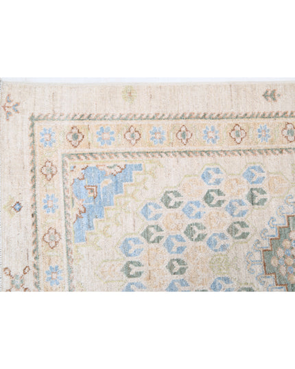 Ziegler 2' 7" X 7' 11" Hand Knotted Wool Rug 2' 7" X 7' 11" (79 X 241) / Ivory / Wool