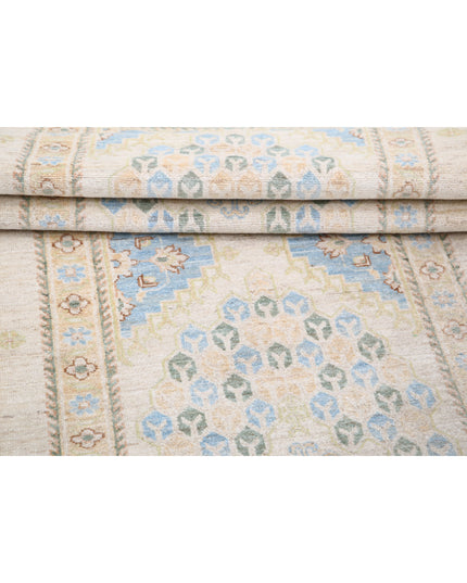 Ziegler 2' 7" X 7' 11" Hand Knotted Wool Rug 2' 7" X 7' 11" (79 X 241) / Ivory / Wool