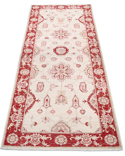 Ziegler 2' 7" X 6' 8" Hand Knotted Wool Rug 2' 7" X 6' 8" (79 X 203) / Ivory / Wool