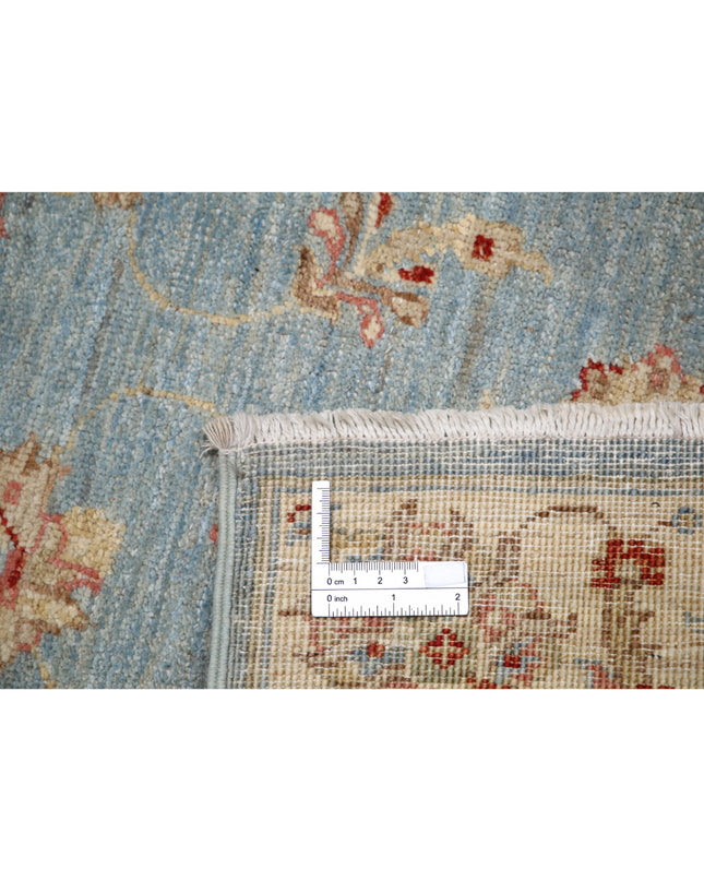 Ziegler 2' 7" X 7' 10" Hand Knotted Wool Rug 2' 7" X 7' 10" (79 X 239) / Blue / Wool