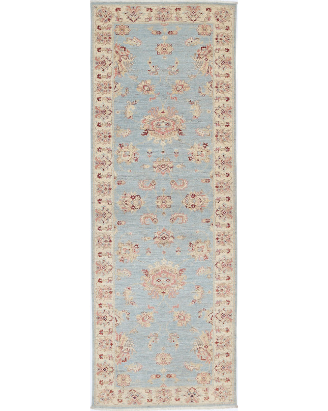 Ziegler 2' 7" X 7' 10" Hand Knotted Wool Rug 2' 7" X 7' 10" (79 X 239) / Blue / Wool