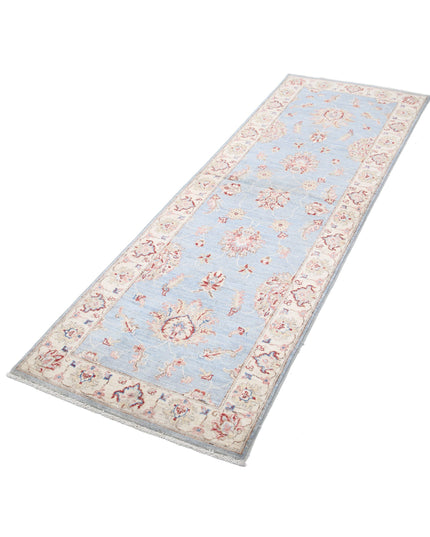 Ziegler 2' 5" X 7' 5" Hand Knotted Wool Rug 2' 5" X 7' 5" (74 X 226) / Blue / Wool