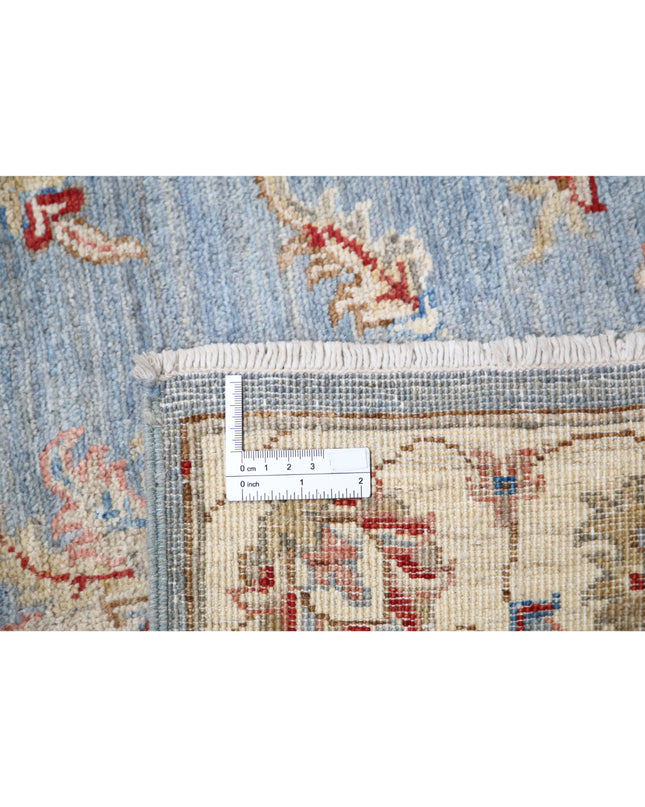 Ziegler 2' 5" X 7' 5" Hand Knotted Wool Rug 2' 5" X 7' 5" (74 X 226) / Blue / Wool