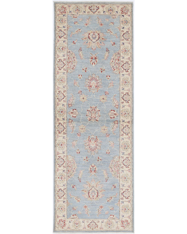 Ziegler 2' 5" X 7' 5" Hand Knotted Wool Rug 2' 5" X 7' 5" (74 X 226) / Blue / Wool