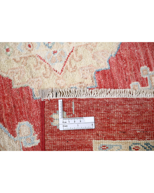 Ziegler 2' 8" X 7' 11" Hand Knotted Wool Rug 2' 8" X 7' 11" (81 X 241) / Red / Wool
