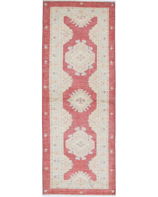 Ziegler 2' 8" X 7' 11" Hand Knotted Wool Rug 2' 8" X 7' 11" (81 X 241) / Red / Wool