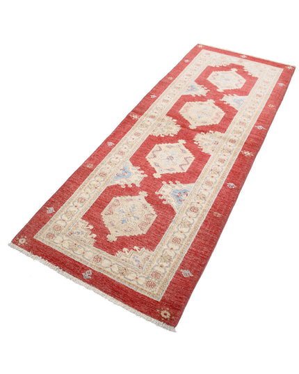 Ziegler 2' 9" X 7' 1" Hand Knotted Wool Rug 2' 9" X 7' 1" (84 X 216) / Red / Wool