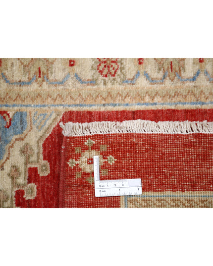 Ziegler 2' 9" X 7' 1" Hand Knotted Wool Rug 2' 9" X 7' 1" (84 X 216) / Red / Wool