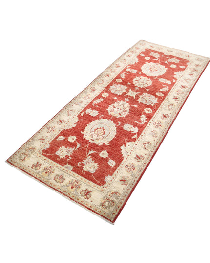 Ziegler 2' 9" X 6' 6" Hand Knotted Wool Rug 2' 9" X 6' 6" (84 X 198) / Red / Wool