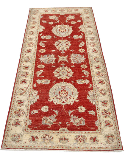 Ziegler 2' 9" X 6' 6" Hand Knotted Wool Rug 2' 9" X 6' 6" (84 X 198) / Red / Wool