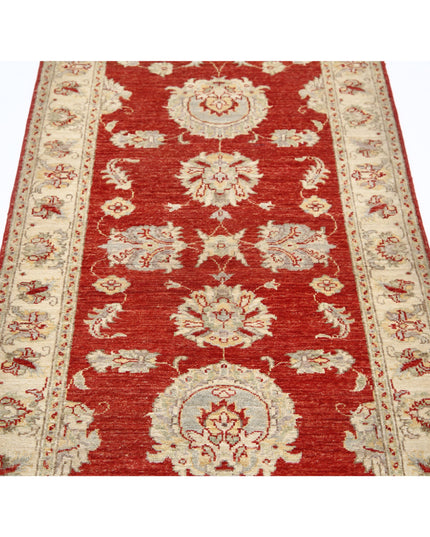 Ziegler 2' 9" X 6' 6" Hand Knotted Wool Rug 2' 9" X 6' 6" (84 X 198) / Red / Wool