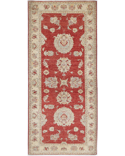 Ziegler 2' 9" X 6' 6" Hand Knotted Wool Rug 2' 9" X 6' 6" (84 X 198) / Red / Wool