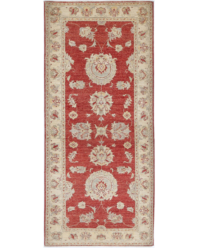 Ziegler 2' 9" X 6' 6" Hand Knotted Wool Rug 2' 9" X 6' 6" (84 X 198) / Red / Wool