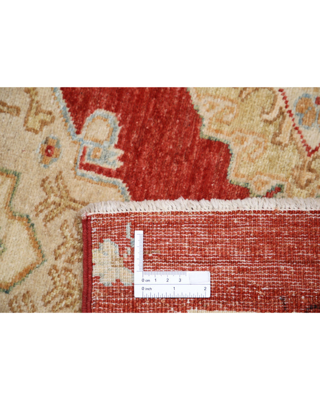 Ziegler 2' 9" X 7' 9" Hand Knotted Wool Rug 2' 9" X 7' 9" (84 X 236) / Red / Wool