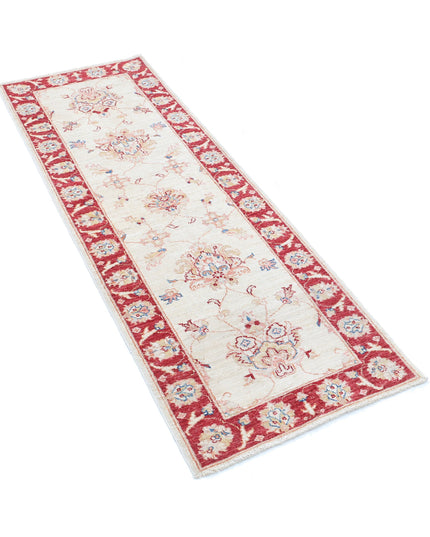 Ziegler 2' 1" X 5' 11" Hand Knotted Wool Rug 2' 1" X 5' 11" (63 X 180) / Ivory / Wool