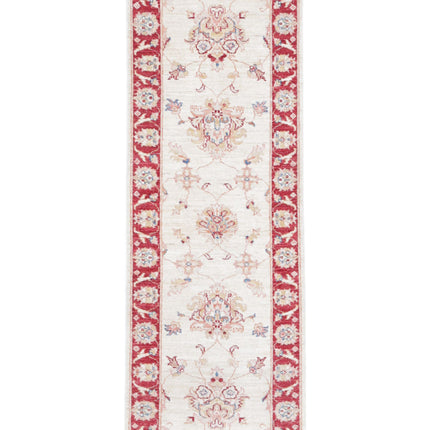Ziegler 2' 1" X 5' 11" Hand Knotted Wool Rug 2' 1" X 5' 11" (63 X 180) / Ivory / Wool