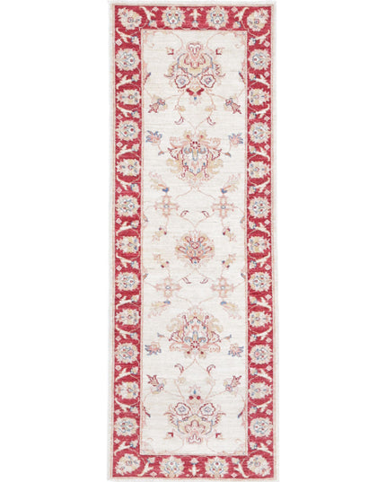 Ziegler 2' 1" X 5' 11" Hand Knotted Wool Rug 2' 1" X 5' 11" (63 X 180) / Ivory / Wool