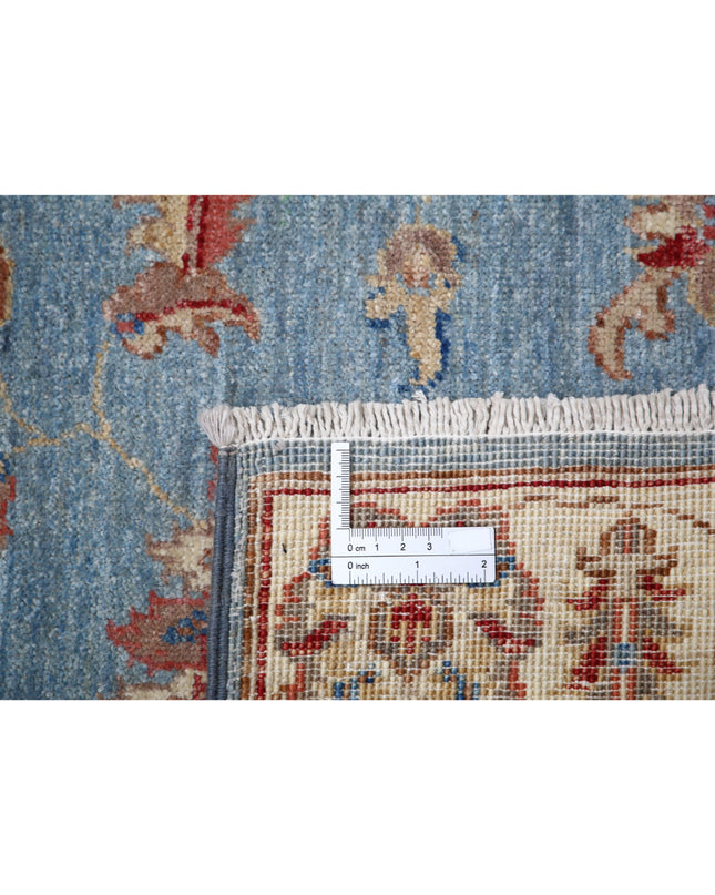Ziegler 2' 6" X 9' 10" Hand Knotted Wool Rug 2' 6" X 9' 10" (76 X 300) / Blue / Wool