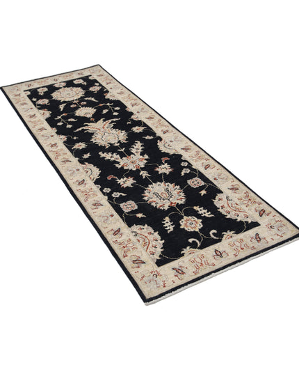 Ziegler 2' 6" X 6' 9" Hand Knotted Wool Rug 2' 6" X 6' 9" (76 X 206) / Black / Wool