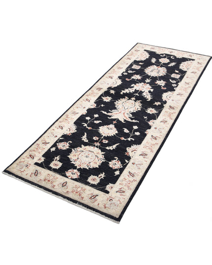 Ziegler 2' 6" X 6' 9" Hand Knotted Wool Rug 2' 6" X 6' 9" (76 X 206) / Black / Wool