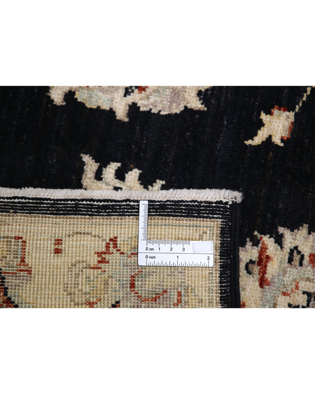 Ziegler 2' 6" X 6' 9" Hand Knotted Wool Rug 2' 6" X 6' 9" (76 X 206) / Black / Wool