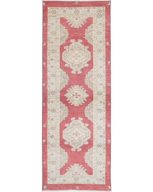 Ziegler 2' 7" X 7' 7" Hand Knotted Wool Rug 2' 7" X 7' 7" (79 X 231) / Red / Wool