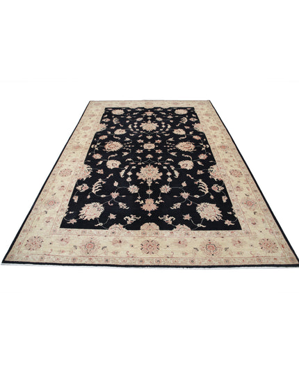Ziegler 6' 8" X 9' 4" Hand Knotted Wool Rug 6' 8" X 9' 4" (203 X 284) / Black / Wool