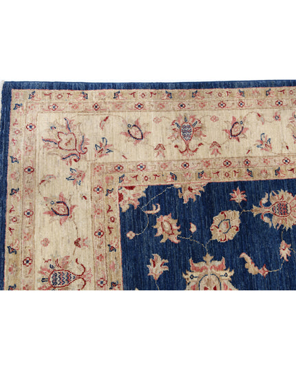 Ziegler 6' 9" X 9' 3" Hand Knotted Wool Rug 6' 9" X 9' 3" (206 X 282) / Blue / Wool