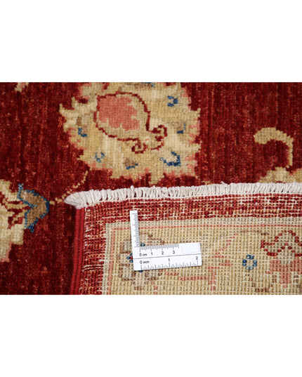 Ziegler 6' 7" X 9' 4" Hand Knotted Wool Rug 6' 7" X 9' 4" (201 X 284) / Red / Wool