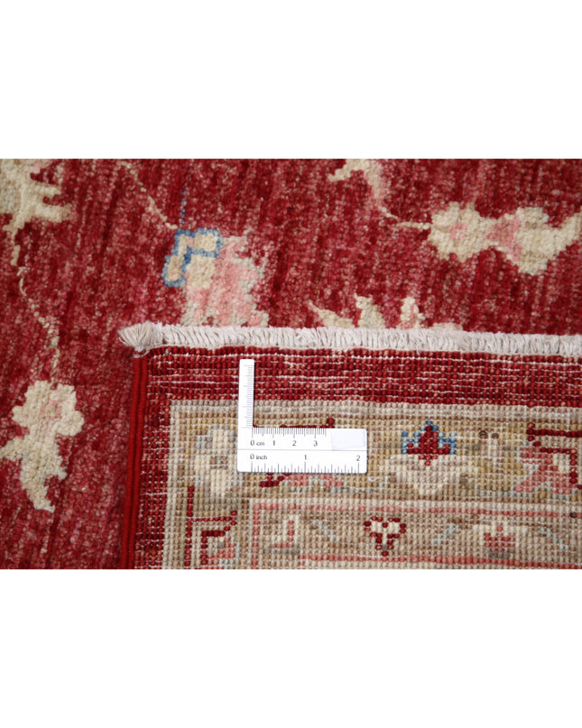 Ziegler 6' 7" X 9' 8" Hand Knotted Wool Rug 6' 7" X 9' 8" (201 X 295) / Red / Wool