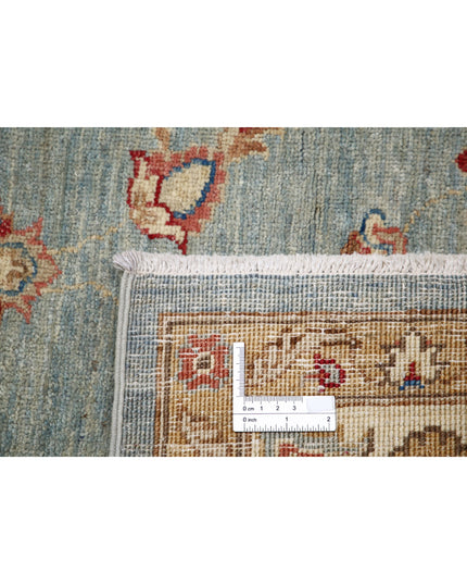 Ziegler 6' 9" X 9' 8" Hand Knotted Wool Rug 6' 9" X 9' 8" (206 X 295) / Blue / Wool