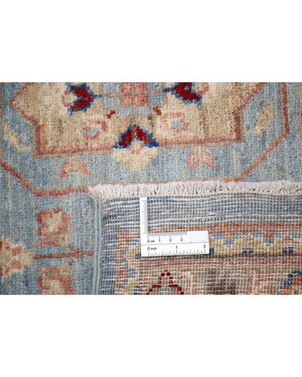 Ziegler 6' 4" X 10' 0" Hand Knotted Wool Rug 6' 4" X 10' 0" (193 X 305) / Blue / Wool