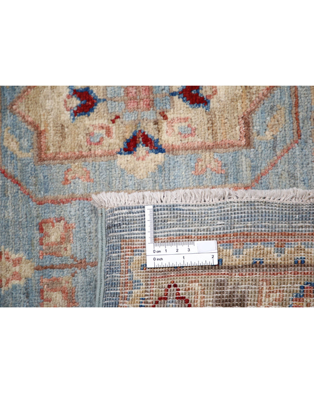 Ziegler 6' 4" X 10' 0" Hand Knotted Wool Rug 6' 4" X 10' 0" (193 X 305) / Blue / Wool