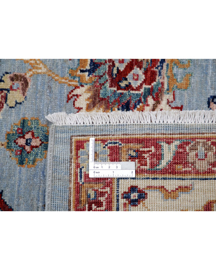 Ziegler 6' 9" X 9' 8" Hand Knotted Wool Rug 6' 9" X 9' 8" (206 X 295) / Blue / Wool