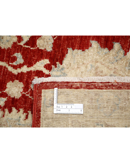 Ziegler 6' 8" X 9' 7" Hand Knotted Wool Rug 6' 8" X 9' 7" (203 X 292) / Red / Wool