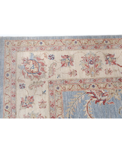 Ziegler 6' 4" X 8' 5" Hand Knotted Wool Rug 6' 4" X 8' 5" (193 X 257) / Blue / Wool
